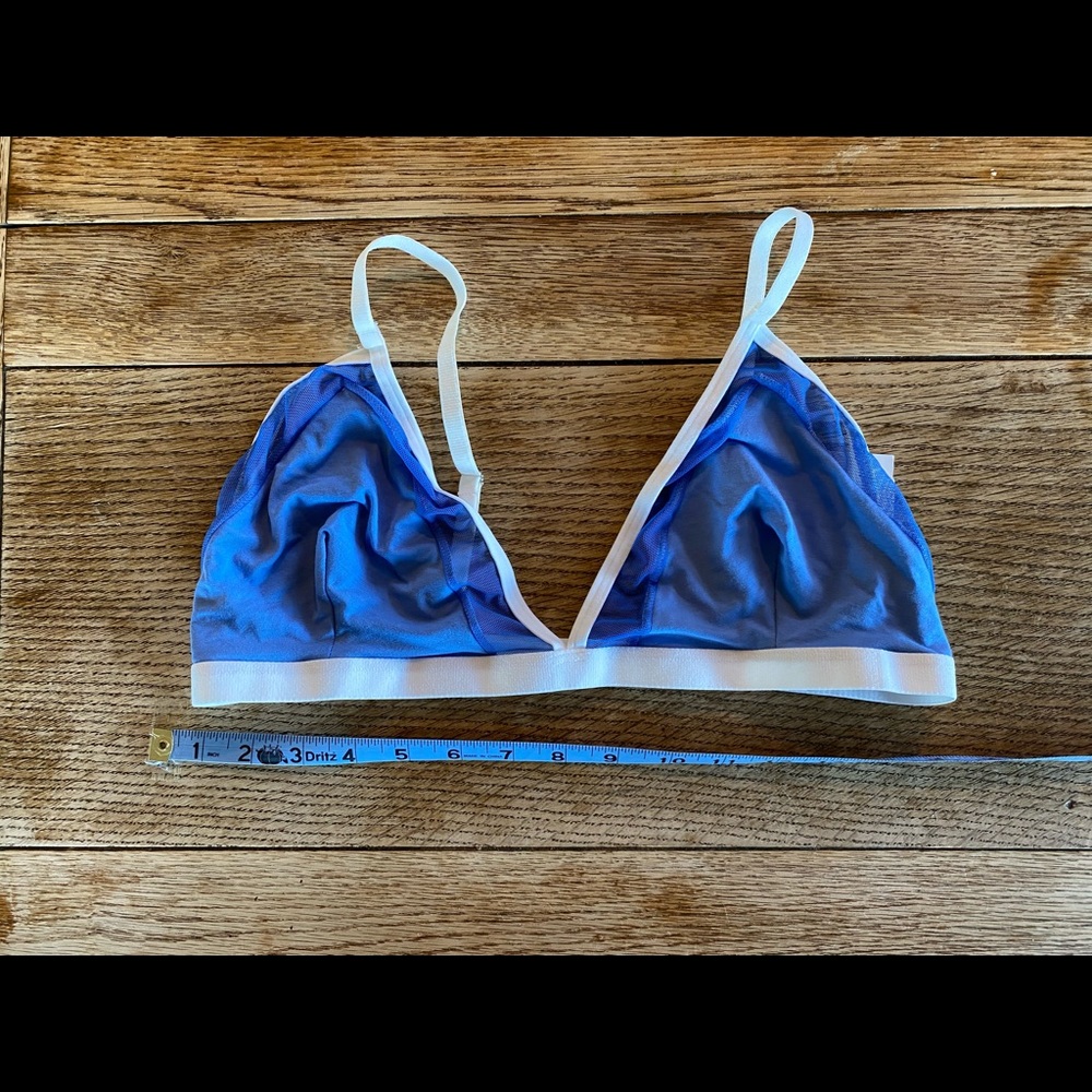 Mary Young Cornflower Contrast Bralette L